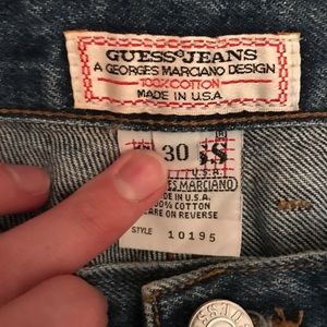 Guess Vintage High Waisted Jeans